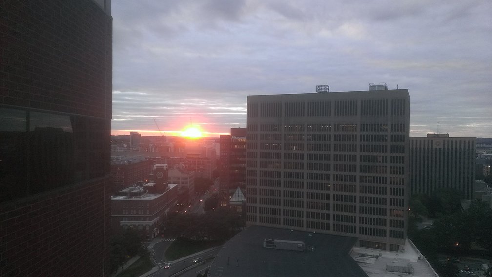 Cambridge at Sunset