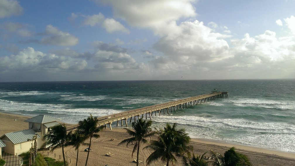 fishing pier near my hotel