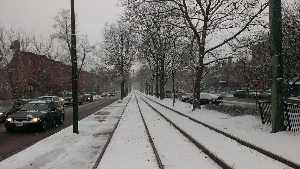 snow on the C Line