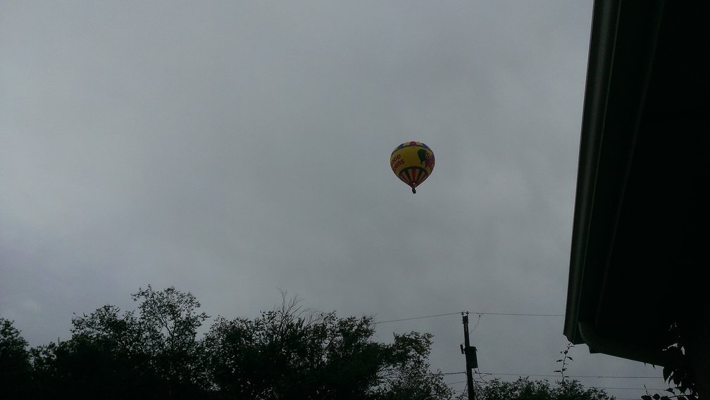 balloons near the farm