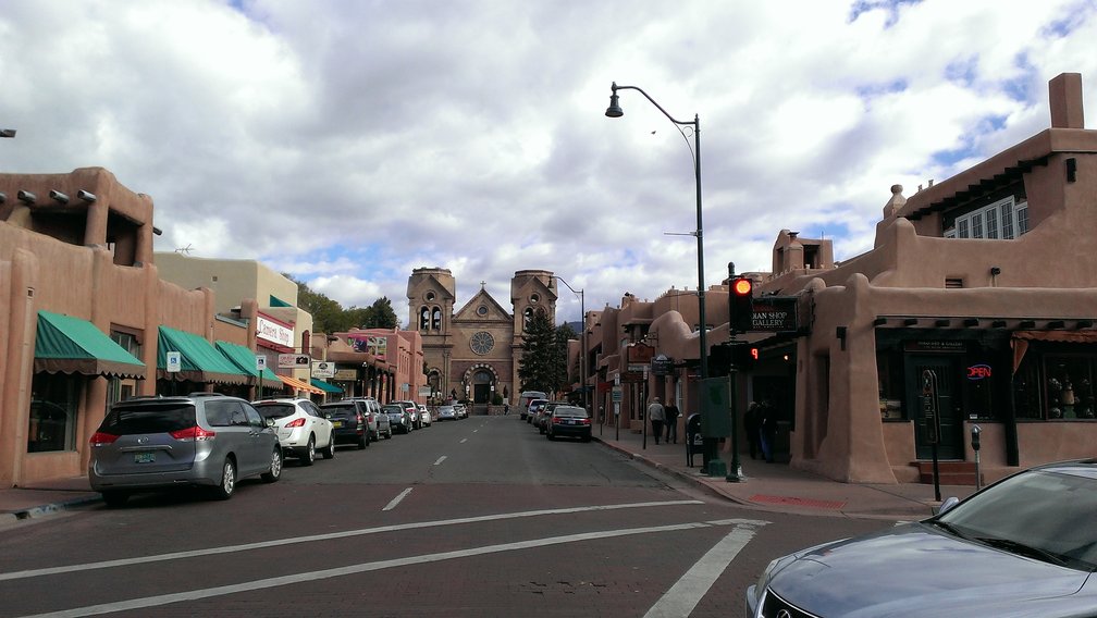 downtown old Santa Fe