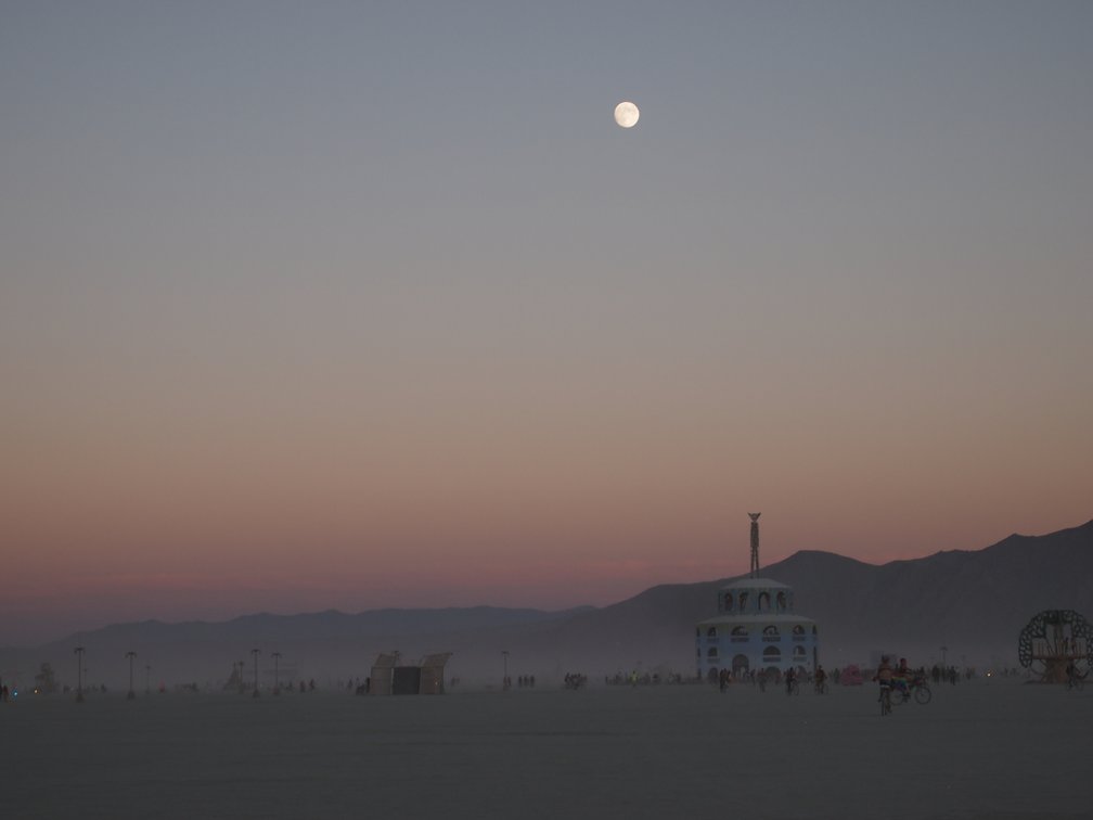 Moon over the Man